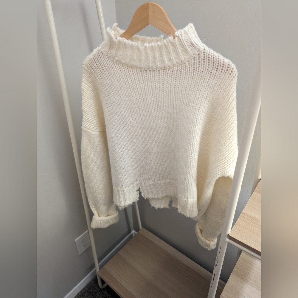 Show Me Your Mumu Distressed Sweater